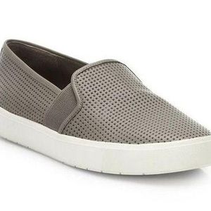 Vince Blair Perforated Leather Slip-On Sneakers Size 9